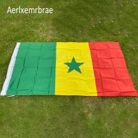 free  shipping  aerlxemrbrae flag    Senegal flag 3x5 Feet Super Poly football FLAG Indoor Outdoor Polyester Flag Hand Tool Parts Accessories