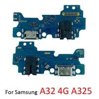 เหมาะสำหรับ Samsung A32 A325F A325M A325ตัวเชื่อมสายชาร์จ USB บอร์ดแท่นแจ็คชาร์จไฟเข้าเร็วพอร์ตเหมาะสำหรับ A32 Samsung 5ก. A326B A326งอได้2ชิ้น