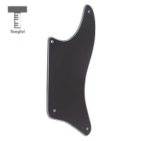 【Online】 PDTYMWNG Tooyful Pickguard กีตาร์ไฟฟ้าแผ่นรอยขีดข่วนสำหรับ Tele La Cabronita 3ply สีดำ