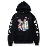 2023 NewJapon Animesi Grafik Hoodies Kadın Erkek Titan Hoodies Shingeki Hiçbir Kyojin Kazak Unisex Erkek Kazak