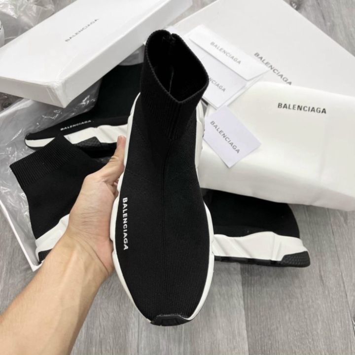 Giày Balenciaga cao cổ full đen