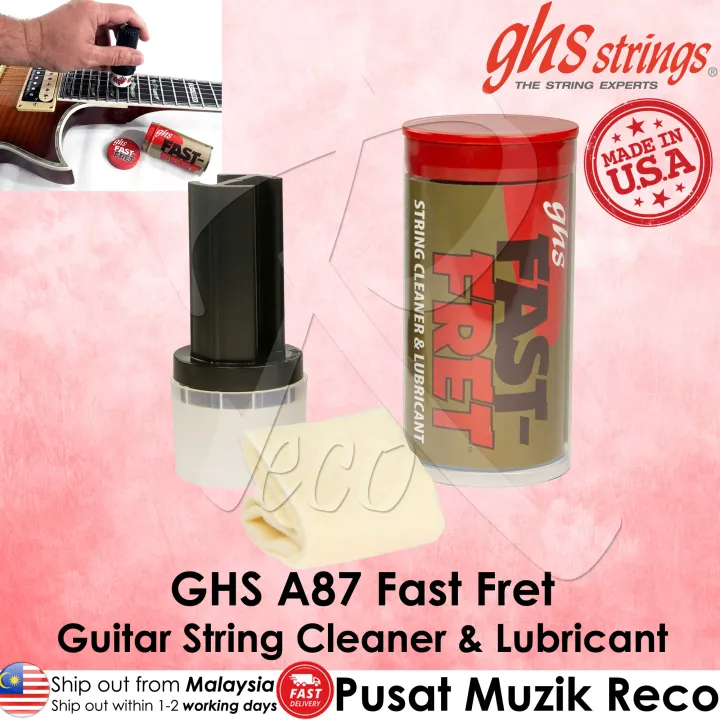 GHS Fast Fret Guitar String Cleaner and Neck Lubricant Minyak Tali Gitar Akustik Elektrik Bass