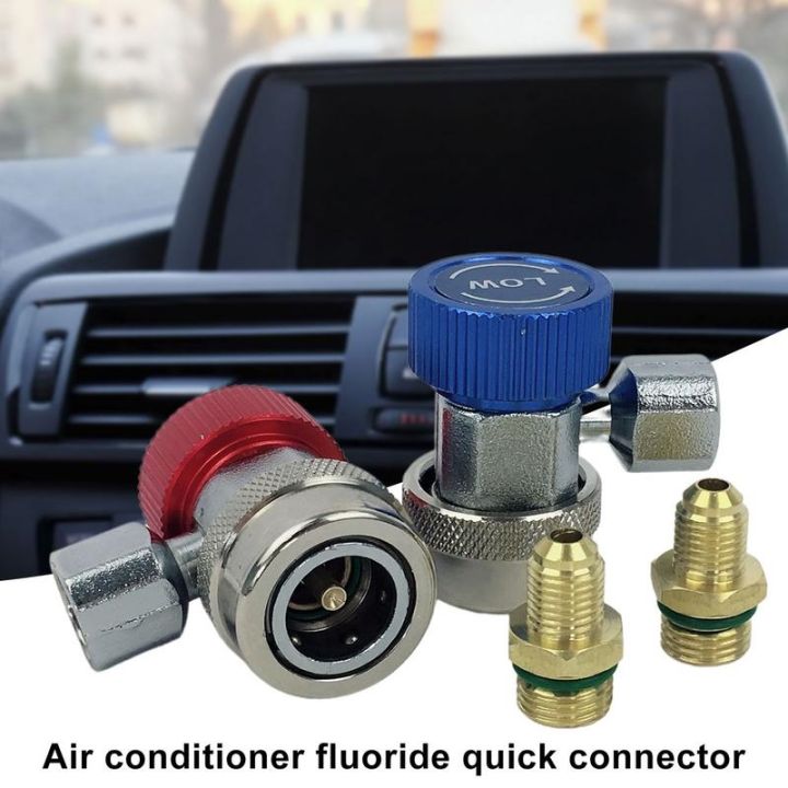 hot-134a-fittings-1-4-flares-adjustable-car-air-conditioner-r134a-hoses-and-low-pressure-connectors