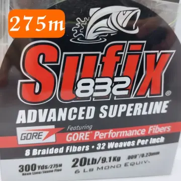 Sufix 832 Advanced Superline Braided 40 lb. Ghost - 300 Yds
