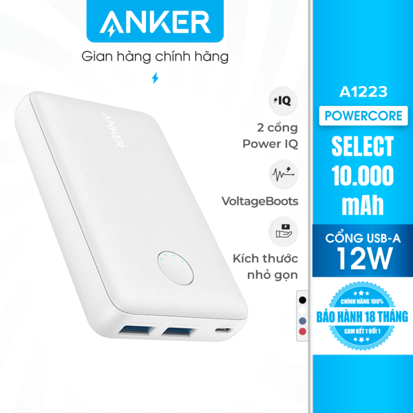 Sạc dự phòng Anker PowerCore Select 10000mAh – A1223