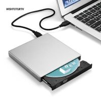 WT ไดรฟ์ภายนอก CD-RW USB 2.0 External DVD Combo สำหรับโน้ตบุ๊ก PC เดสก์ท็อป คอมพิวเตอร์