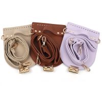 Handmade Leather Bag Set Sewing Bag Leather Cover With Holes Bag Strap DIY Accessories For Knitting Backpack Women Handbag