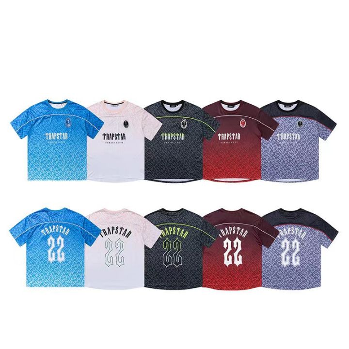 TRAPSTAR T FOOTBALL JERSEY - BLUE GRADIENT