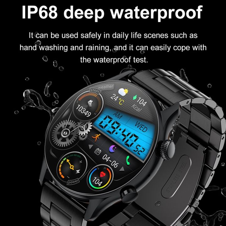 nfc-390x390-amoled-smart-watch-men-2023-dial-call-sports-fitness-steel-band-ip68-waterproof-men-smartwatch-men-women-for-xiaomi