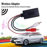 【DT】Universal Car Bluetooth-compatible Wireless Connection Adapter for Stereo with 2 RCA AUX IN Music Audio Input Wireless Cable  hot