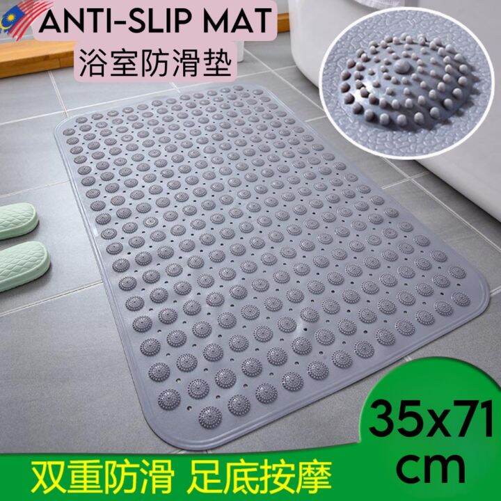 NonSlip PVC Carpet Bath Tub Shower Mat NonSkid Waterproof Bath Rug