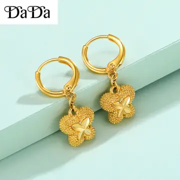 New design gold hot sale earrings 2019