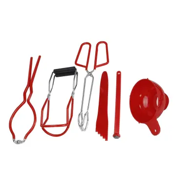 Canning Kit - 7-piece Canning Supplies Set, Canning Tongs Non