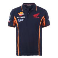 Honda Repsol Moto GP Team Navy Marquez Polo Shirt 2023 Summer Polo Shirt Cool