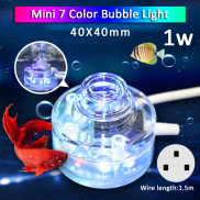 Bể Cá bong bóng đèn LED không khí đá đèn treo rèm Đèn bể cá trang trí đĩa