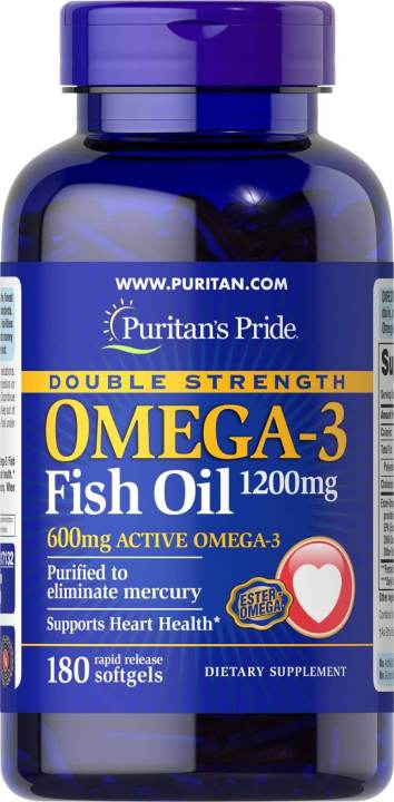 น้ำมันปลาเข้มข้น-puritan-s-pride-double-strength-omega-3-fish-oil-1200-mg-600-mg-omega-3-180-softgels