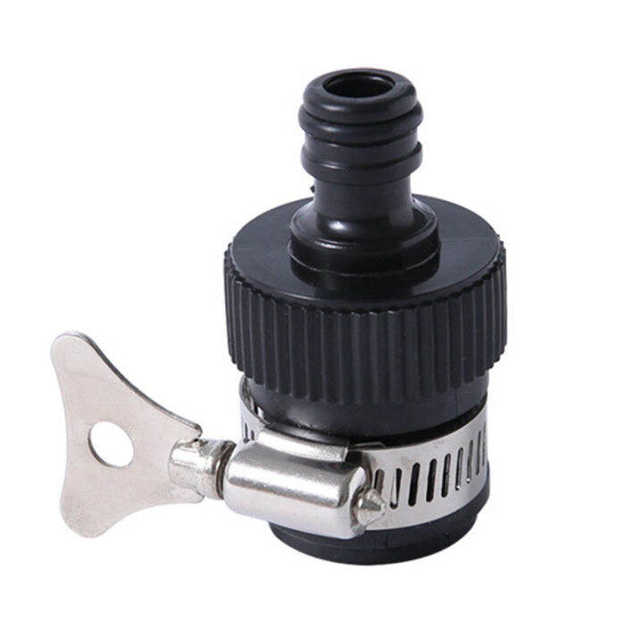 Rubber Faucet Universal Connector with Metal Clamp Handle Tap Water