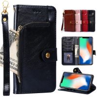 ❦ Cover Zipper Wallet Magnetic button Case For Xiaomi Redmi Note 9 10 Pro Max 4G 5G 9S 10S 9T Redmi 9 Power Prime 10X 9A 9AT 9C 9i