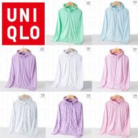 COD DSDFHFHGG Uniqlo เสื้อแจ็กเก็ต เสื้อฮู้ด ผ้าเรยอน ลายพราง กันแดด กันลม ป้องกันรังสียูวี ระบายอากาศ ระดับไฮเอนด์ ป้องกันแสงแดด Upf50 สําหรับผู้ชาย และผู้หญิง