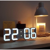 Hàng Chính Hãng  Đồng hồ LED 3D treo tường, để bàn thông minh TN828 Smart thumbnail