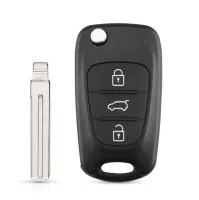 Keyyou อะไหล่ซองใส่กุญแจรถรีโมทฝาพับ3 Bt สำหรับ Kia K2 K5 Rio เซราโต้สปอร์ตเทจติดเพดาน3 Picanto สำหรับ Hyundai