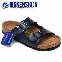 Birkenstock Arizona รองเท้าแตะ หัวเข็มขัดคู่ ไม้คอร์ก ชายหาด ฤดูร้อน สําหรับผู้ชาย ผู้หญิง