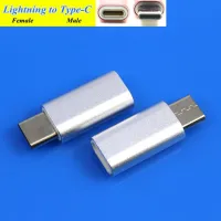 Chenghaoran 2ชิ้น8pin สำหรับตัวแปรงไมโครชาร์จ Lightning สำหรับสายต่ออะแดปเตอร์ Usb ตัวผู้/ประเภท