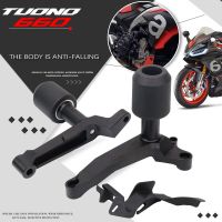 เหมาะสำหรับ Aprilia Tuono ตัวเลื่อนกรอบป้องกันล้มสำหรับรถจักรยานยนต์2023 2022 2021จากโรงงานตัวป้องกันแผ่นกันกระแทก