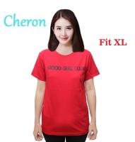 Cheron 17798-KAOS รูปสี่เหลี่ยมผืนผ้าเสื้อเชิ้ตผู้หญิง XL จริง Distro Chick Tops Kekinian ราคาถูกแขนสั้นทัมเบลอร์ Tee เสื้อยืดลำลอง Combed ผ้าฝ้ายเสื้อผ้าวัยรุ่นผู้ใหญ่ ABG สำหรับกีฬาเดินสบายๆชุดกีฬาสีแดงพิเศษ