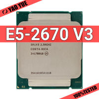 ใช้ E5-2670V3 E5 2670v3 E5 V3 2670 2.3 GHz สิบสองแกนยี่สิบสี่ด้ายเครื่องประมวลผลซีพียู30เมตร120W LGA 2011-3