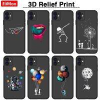 EiiMoo เคสโทรศัพท์พิมพ์ลาย Relief 3D แบบกำหนดเอง,S23 Samsung Galaxy พลัส A14พิเศษ A34 A54 A04 A04S A04E ฝาหลังบาง5G ผิวด้าน