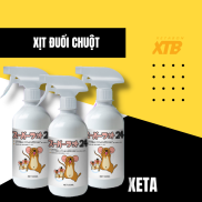 Chai xịt đuổi chuột Samurai Care dung tích 350ml hương bạc hà cho xe hơi