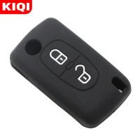 KLL 2 Button Silicone Car Remote Key Fob Cover Case for Peugeot 308 207 307 807 for C3 Picasso C-Crosser C4 Dispatch C8