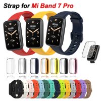 [Hot K] สายซิลิโคนสำหรับ Mi Band 7 Pro อุปกรณ์สายรัดสายรัดข้อมือสายนาฬิกาเปลี่ยนได้อัจฉริยะสายรัดข้อมือสำหรับ Mi Band 7 Pro