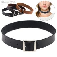 【DT】hot！ Gothic Chain Necklace Leather Choker Punk Collar Goth Kawaii Witch Jewelry