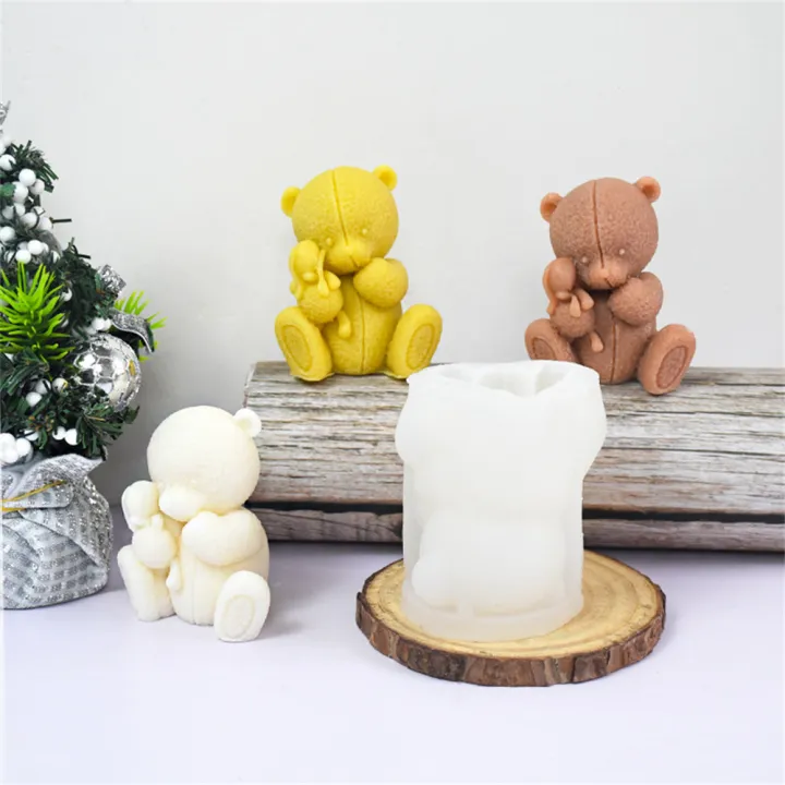 3d-animal-doll-soap-mold-bear-silicone-candle-mold-3d-animal-doll-soap-mold-diy-resin-plaster-mould-chocolate-ice-making-set-home-decor-candle-mold-valentines-day-gifts-mold-silicone-candle-mold-for-b
