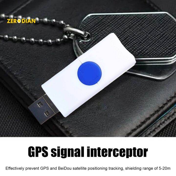 Zero Black GPS Signal Blockers for Car Mini USB AntiLocation Jammer
