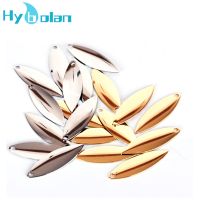 10pcs Metal Willow Spinner Blades Smooth Fish DIY Spinner Bait Hard bait Accessories  Tackle Craft Fishing Spinner Blades tool Accessories