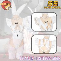 CoCos-SS Game Azur Lane Le Malin Listless Lapin Cosplay Costume Azur Lane Cosplay White Bunny Girl Sexy Halloween Costume