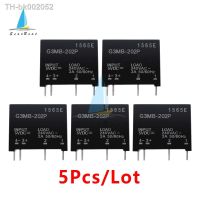 ✑☈ 5Pcs/Lot 5V 12V 24V DC-AC Solid State Relay Module G3MB-202P PCB SSR AC 240V 2A Snubber Circuit Resistor Relay Switch