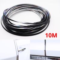 10M Anti-collision Strip Car Door Protector Auto Universal Door Edge Anti-scratch Safety Seal Rubber Protection Styling Molding Bumper Stickers Decals