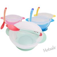 【hot sale】 ๑♞○ C01 Baby Bowl Set Training Bowl Spoon Tableware Learning Dishes With Suction Cup Children Training Dinnerware