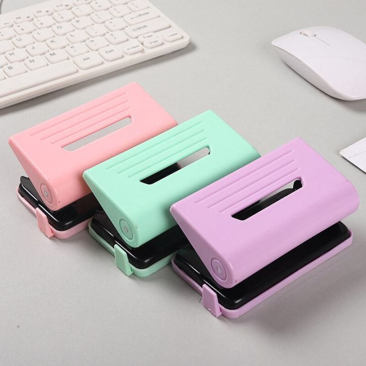DIY Double Hole Puncher Loose Leaf Hole Punch Handmade Loose-leaf Paper  Hole Puncher for Office