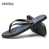 【CW】 New Slippers Men Fashion Men  39;s Flip Flops Beach Outdoor Non-slip Indoor Flats Jelly Main Push