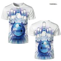 [High quality inventory] streetwear cool 3d printer men t shirts for men new billiards bowling ball mens fashion f-shirt gentleman movement o-neck