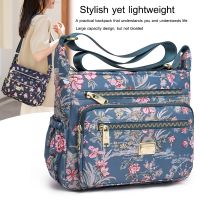 COD DSFERTEREERRE Printed Womens Bags Multi-Compartment Oxford Cloth Shoulder Messenger Bag Waterproof Canvas