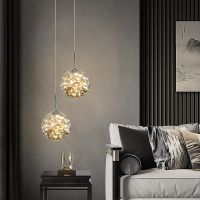 LED Pendant Light Modern Nordic Indoor Lamp Hall Lighting Star Meteor Ball Store Home Living Ceiling Chandelier for Dining Room