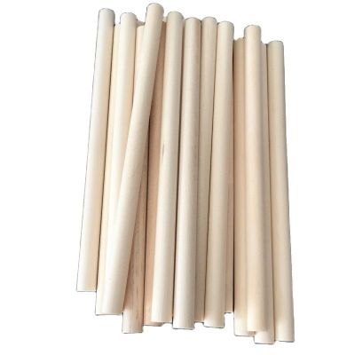 10 Pcs wood sticks DIY wooden blanks crafts supplies jewelry clothes accessories wooden tools 0.8 cm * 14 cm tree sticks Artificial Flowers  Plants