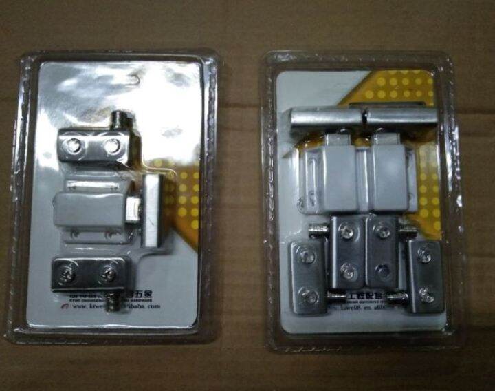 1 set 3/8 glass Hinges/ Double/ Single