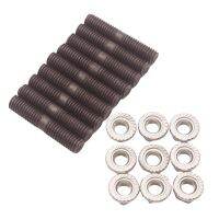 9 X Turbo Studs +Lock Nut For S13 S14 S15 CA18 T2 T25 T28 Tu